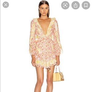 Zimmerman cut out floral dress- never worn